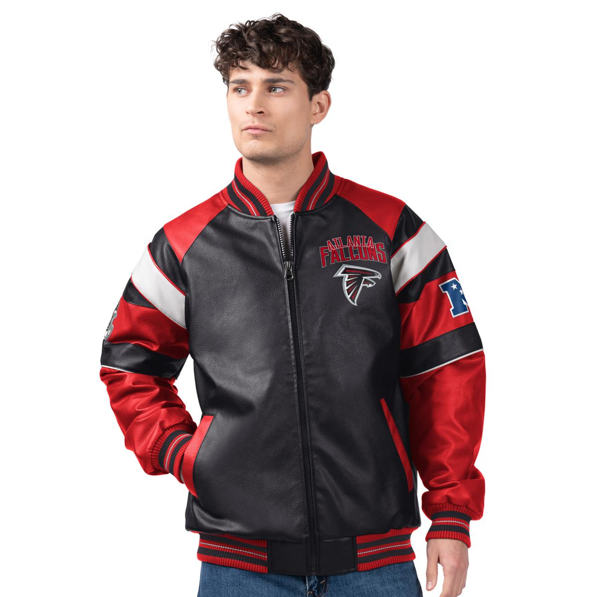 Officially Licensed NFL by Carl Banks Faux Leather Jacket